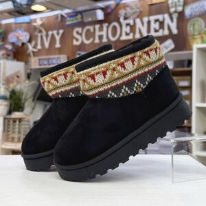 Warme Boots OSLO - Zwart