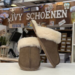 Warme sloffen DELUXE 2026 - Taupe