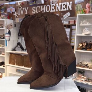Laars KALI Suède look - Bruin
