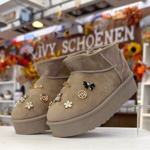 Warme Boots NASHVILLE L - Khaki/Taupe