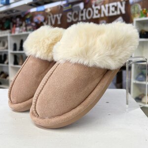 Warme sloffen KATIE 2025 - Khaki