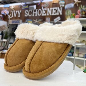 Warme sloffen KATIE 2025 - Camel