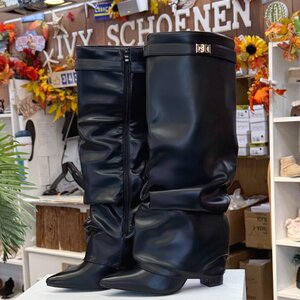 Laars INDEPENDENT - Zwart Pu Kreukel