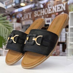 Slippers PEARLY - Zwart