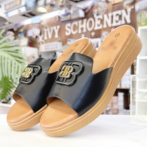 Slippers MOMENTS - Zwart