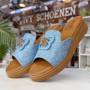 Slippers MOMENTS - Blauw