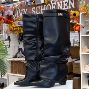 Laars INDEPENDENT - Zwart Pu Kreukel