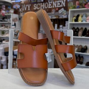 Slippers HAPPY - Camel