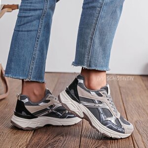 Sneaker JOEYS - Zwart/Blauw