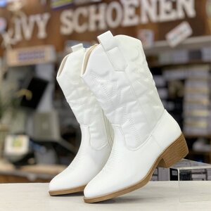 Enkellaars SUNSHINE - Wit  -