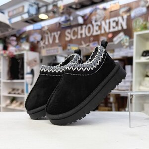 Warme sloffen s HAPPY Classic - Zwart