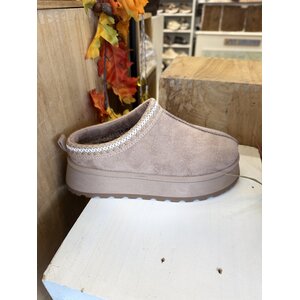 Warme sloffen NEXT - Khaki