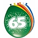 Ballonnen 65 Jaar 30cm 8st Ballonnen 65 Jaar 30cm 8st