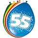 Ballonnen 55 Jaar 30cm 8st Ballonnen 55 Jaar 30cm 8st