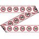 Afzetlint 50 Jaar Verkeersbord 15m Afzetlint 50 Jaar Verkeersbord 15m