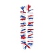 Hawaii Krans Rood Wit Blauw Hawaii Krans Rood Wit Blauw