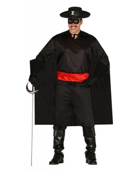 Tijd Torrent Landschap Zorro Kostuum - Partywinkel