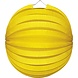 Gele Lampion Bol 23cm Gele Lampion Bol 23cm