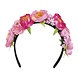 Bloemen Haarband Roze Diadeem Bloemen Haarband Roze Diadeem
