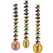 Hangdecoratie 1 Jaar Versiering 75cm 3st Hangdecoratie 1 Jaar Versiering 75cm 3st