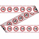Afzetlint 16 Jaar Verkeersbord 15m Afzetlint 16 Jaar Verkeersbord 15m