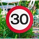 Tuinbord 30 Jaar Verkeersbord 52cm Tuinbord 30 Jaar Verkeersbord 52cm