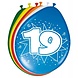 Ballonnen 19 Jaar 30cm 8st Ballonnen 19 Jaar 30cm 8st