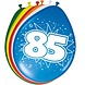 Ballonnen 85 Jaar 30cm 8st Ballonnen 85 Jaar 30cm 8st