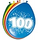Ballonnen 100 Jaar 30cm 8st Ballonnen 100 Jaar 30cm 8st