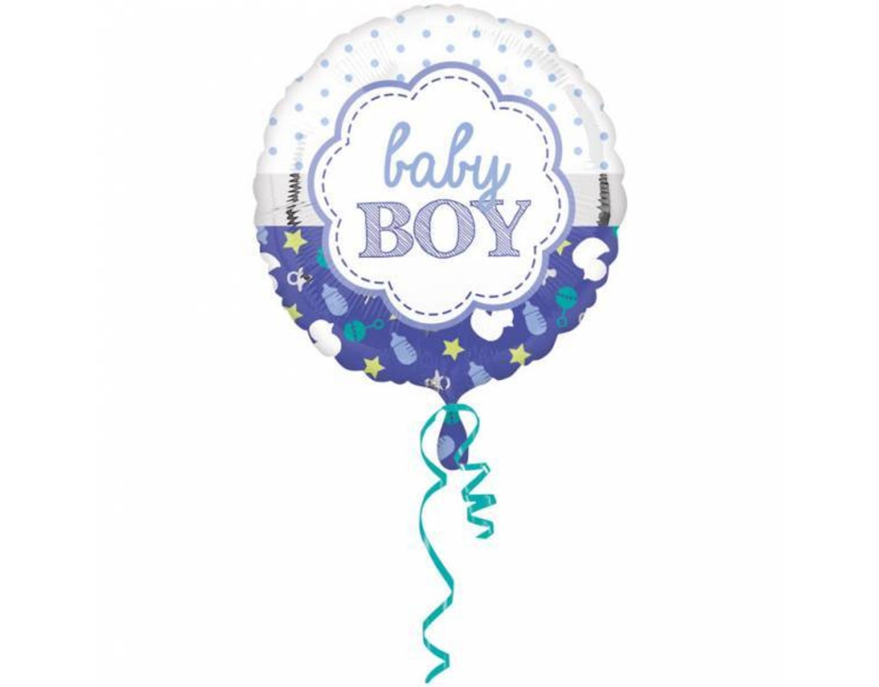 Ballon Geboorte Jongen Baby Boy leeg -