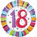 Helium Ballon 18 Jaar 43cm leeg Helium Ballon 18 Jaar 43cm leeg