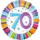 Helium Ballon 70 Jaar 43cm leeg Helium Ballon 70 Jaar 43cm leeg