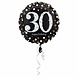 Helium Ballon 30 Jaar Zilver 43cm leeg Helium Ballon 30 Jaar Zilver 43cm leeg
