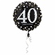Helium Ballon 40 Jaar Zilver 43cm leeg Helium Ballon 40 Jaar Zilver 43cm leeg