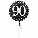 Helium Ballon 90 Jaar Zilver 43cm leeg Helium Ballon 90 Jaar Zilver 43cm leeg