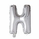 Folie Ballon Letter H Zilver XL 102cm leeg Folie Ballon Letter H Zilver XL 102cm leeg