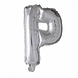 Folie Ballon Letter P Zilver XL 102cm leeg Folie Ballon Letter P Zilver XL 102cm leeg