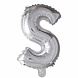 Folie Ballon Letter S Zilver XL 102cm leeg Folie Ballon Letter S Zilver XL 102cm leeg