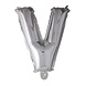 Folie Ballon Letter V Zilver XL 102cm leeg Folie Ballon Letter V Zilver XL 102cm leeg