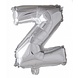 Folie Ballon Letter Z Zilver XL 102cm leeg Folie Ballon Letter Z Zilver XL 102cm leeg