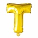 Folie Ballon Letter T Goud XL 102cm leeg Folie Ballon Letter T Goud XL 102cm leeg