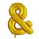 Folie Ballon En-Teken & Goud XL 102cm leeg Folie Ballon En-Teken & Goud XL 102cm leeg