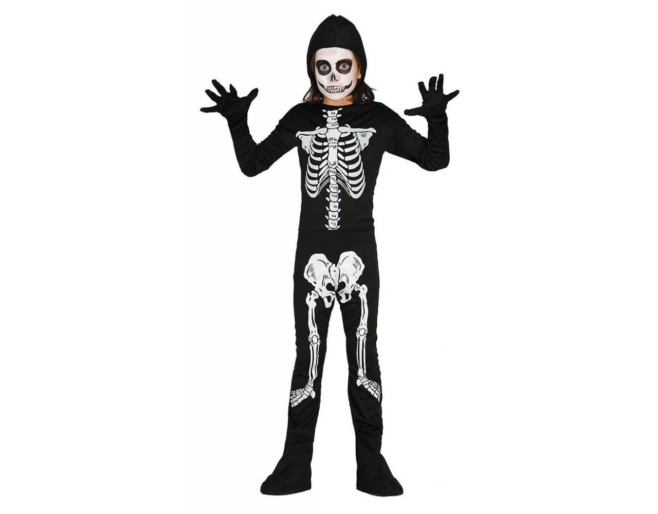 Regeneratie heroïne Gespierd Halloween Kostuum Kind Skelet - Partywinkel