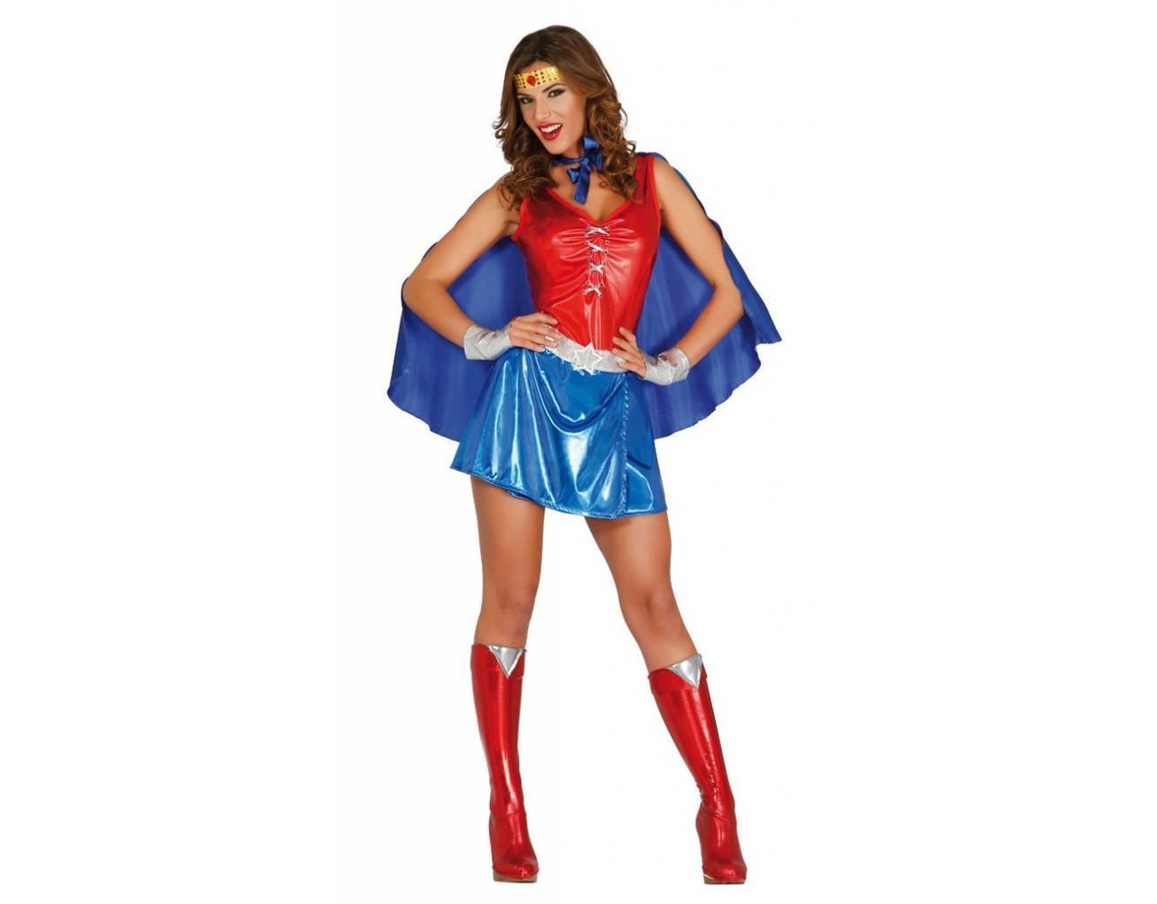 Chemicaliën Conform blad Superheld Kostuum Wonder Dames - Partywinkel