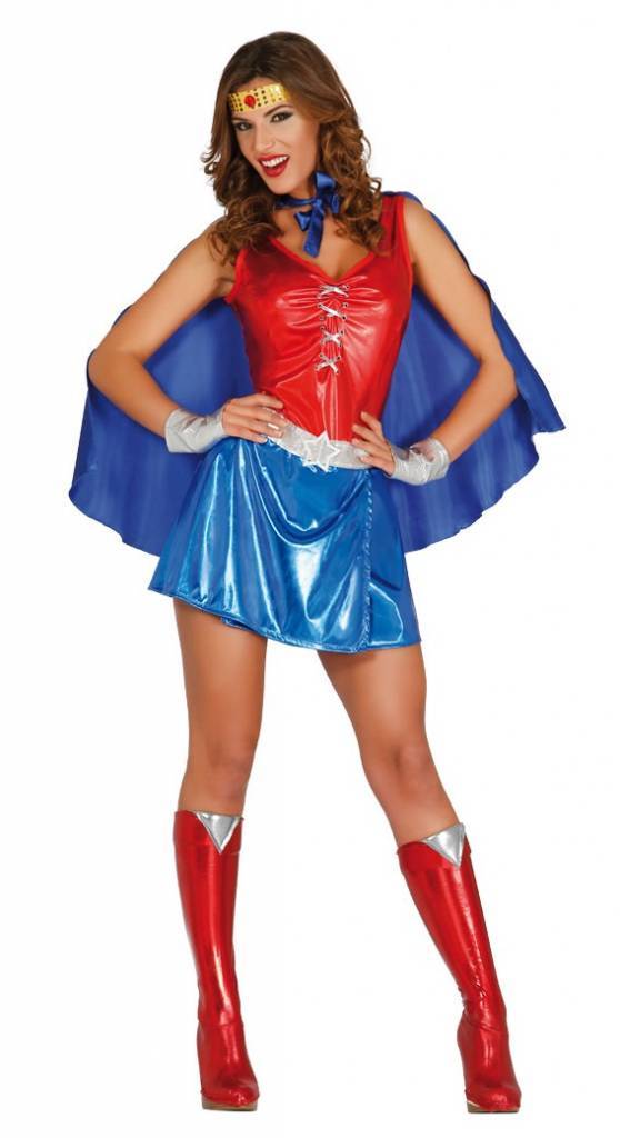 Geavanceerd Krachtcel Marxisme Wonder Woman Classic Kostuum - Partywinkel