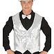 Glitter Gilet Zilver Glitter Gilet Zilver