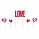 Hartjes Prikkers Love Deluxe 5st Hartjes Prikkers Love Deluxe 5st