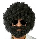 Afropruik met Baard Afropruik met Baard