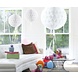 Honeycomb Bal Wit Franje 30cm Honeycomb Bal Wit Franje 30cm