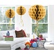 Honeycomb Bal Goud 30cm Honeycomb Bal Goud 30cm